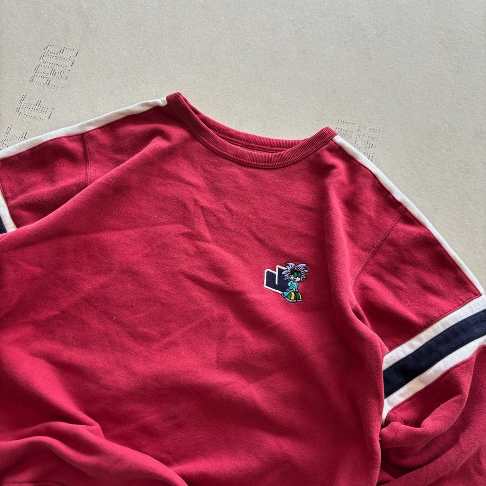 Y2K JNCO Flamehead Crewneck